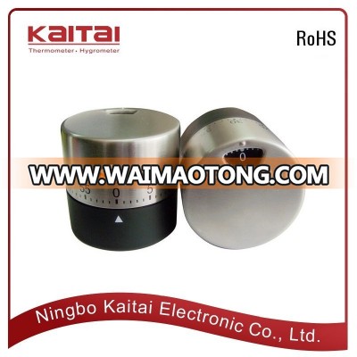 Stainless steel cylinder shape home kitchen timer countdown