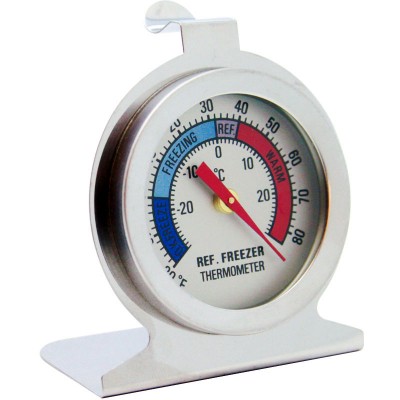 Dial refrigerator thermometer for home use with Hook and Panel Base wholesale  freezer thermometer