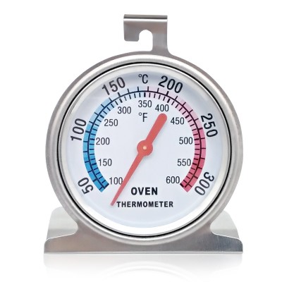 Large 2.5inch Oven Thermometer  Easy-Read Face Stainless Steel Instant Read  Kitchen Cooking Thermometer